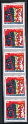 Bund Michel Nummer 3526 R Rollenmarke 5er Streifen postfrisch