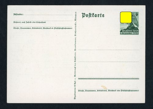 Deutsches Reich Ganzsache P 275 ungebraucht