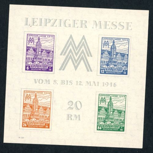 Alliierte Besetzung Sowjetische Zone Block 5y postfrisch