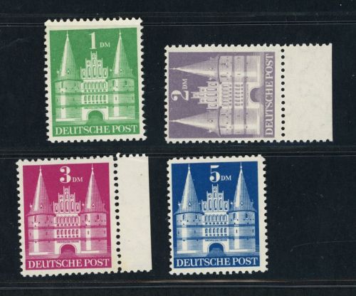 Alliierte Besetzung BiZone Mi.Nr. 97-100 II postfrisch