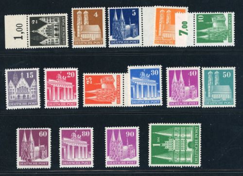 Alliierte Besetzung Bizone Michel Nummer 73eg - 97II eg postfrisch