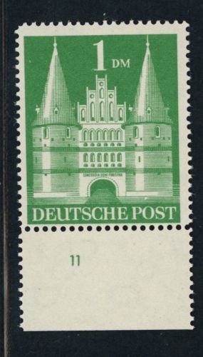 Alliierte Besetzung Bizone Michel Nummer 97 PL Plattennummer postfrisch