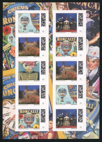 Dt.Post Sonderedition "50 Jahre Circus-Theater Roncalli - Manege frei!" 10er Bog