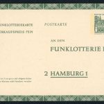 Berlin Ganzsache Michel Nummer FP 8 Funklotteriekarte ungebraucht