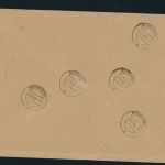 Generalgouvernement MiNr. 105 - 109 Satzbrief Einschreiben Krakau n. Bensheim