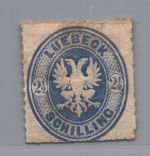 Lübeck Michel-Nr. 11 ungebraucht
