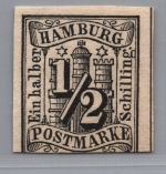 Hamburg Michel Nummer 1 ungebraucht (x)
