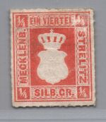 Mecklenburg-Strelitz Michel Nummer 1 ungebraucht (x)