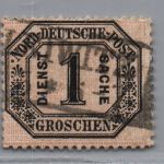Norddeutscher Bund Dienstmarken Michel Nr. 4 gestempelt