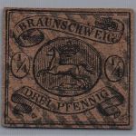 Braunschweig Michel-Nr. 4 gestempelt