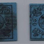 Braunschweig Michel-Nr. 7 a + b gestempelt