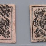 Braunschweig Michel-Nr. 8 a + b gestempelt