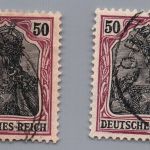 Dt. Reich Michel-Nr. 91 II x + y gestempelt geprüft