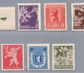 Alliierte Besetzung - SBZ Michel-Nr. 1B - 7 B postfrisch / ungebraucht Falz