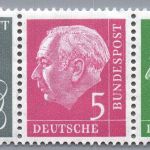 Bund Zusammendruck Michel-Nr. W 18 x postfrisch