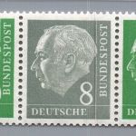 Bund Zusammendruck Michel-Nr. W 16 postfrisch