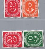 Bund Zusammendruck Michel-Nr. W 3 + S9 postfrisch