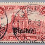 Dt. Auslandspostämter Türkei Michel-Nr. 44 gestempelt geprüft