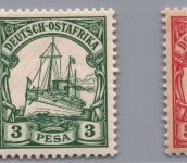 Dt. Kolonien Deutsch Ostafrika Michel-Nr. 11 - 13 postfrisch