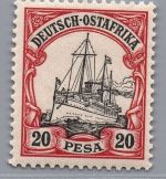 Dt. Kolonien Deutsch Ostafrika Michel-Nr. 16 postfrisch