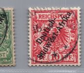 Dt. Kolonien Deutsch Ostafrika Michel-Nr. 1 - 4 gestempelt