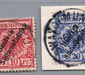 Dt. Kolonien Deutsch Ostafrika Michel-Nr. Lot aus 5 - 10 gestempelt