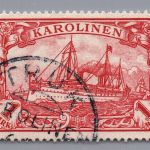 Dt. Kolonien Karolinen Michel-Nr. 16 gestempelt
