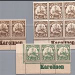 Dt. Kolonien Karolinen LOT Michel-Nr. 7 + 8 ungebraucht / postfrisch