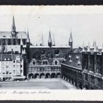 Ansichtskarte Lübeck Marktplatz mit Rathaus 1939