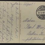 Ansichtskarte Dresden - Kgl. Zwinger - gelaufen Radebeul als Feldpost 1916
