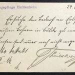 Württemberg Dienst Ganzsache Oberamtspflege Heidenheim n. Bohlheim 1916