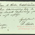 Ganzsache P 80A Antwortkarte Mössingen geprägtem Post Kontrollstempel 1908