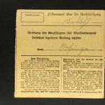 Bayern Einzelfrankatur Paketkarte Mi.Nr. 102 Lindau n. Rathmannsdorf 1916
