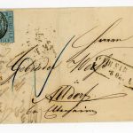 Baden Einzelfrankatur Michel Nummer 10a Freibrug n. Altdorf 1861