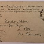 Foto AK gelaufen Pilsen Böhmen - nach Celle 4.5.1902