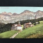 Ansichstkarte Schweiz - Kräzerli am Säntis