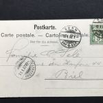 Ansichtskarte Schweiz Bern 1902 nach Biel