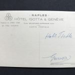 Ansichstkarte Italien Neapel - Hotel Isotta & Geneve