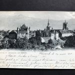 Ansichtskarte Schweiz Lausanne - le Chateau - 1898