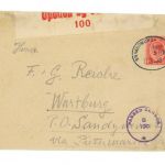 Deutsch Südwestafrika Swakopmund 7.3.1918 Zensur nach Sandymount