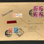 Alliierte Besetzung Einschreiben - Köln Lindenthal - Rhein Posta Köln 1947