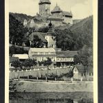 Ansichtskarte Burg Karlštejn Karlstein Prag nicht gelaufen