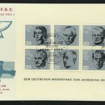 Bund Block 3 FDC Sonderstempel Bonn 1964