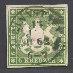 Württemberg Michel Nummer 13a gestempelt