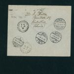 Schweiz Luftpost Mischfrankatur Winterthur - Wien via Strassburg 1936