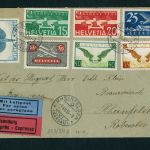 Schweiz Flugpost Mischfrankatur Eilsendung Rheinfelden 1935