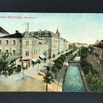 Ansichtskarte Bad Wörishofen Bachstrasse - gelaufen 1911