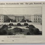 AK Berlin - Universitätsgebäude - aus Knabenkalender 1908 - der gute Kamerad
