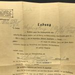 Dt. Reich Zustellungsurkunde Amtsgericht Frankfurt 1928