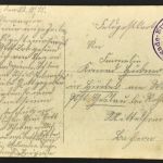 AK Feldpostkarte Blockhauskolonie in den Hochvogesen - Batl. Kantine 1915